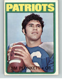 1972 Topps Football #065 Jim Plunkett Patriots EX-MT 382731
