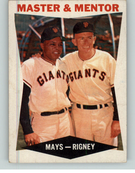 1960 Topps Baseball #007 Willie Mays Bill Rigney EX-MT 382750