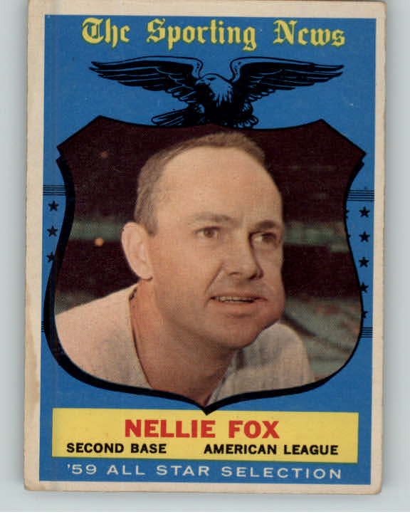 1959 Topps Baseball #556 Nellie Fox A.S. White Sox EX 382767