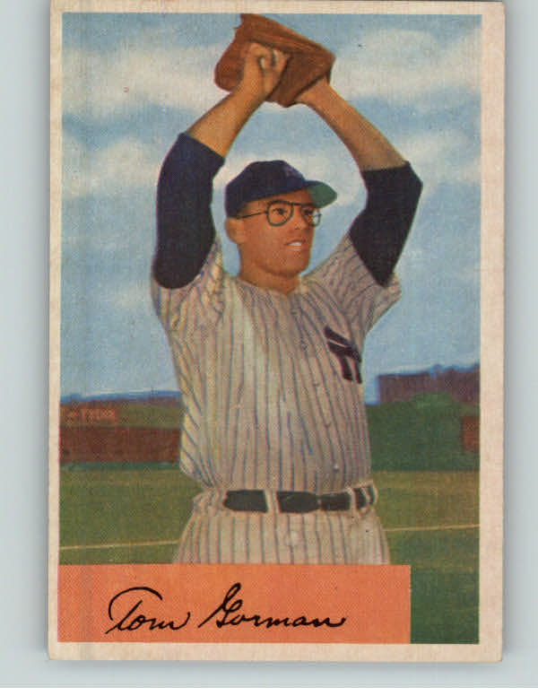 1954 Bowman Baseball #017 Tom Gorman Yankees NR-MT 382938
