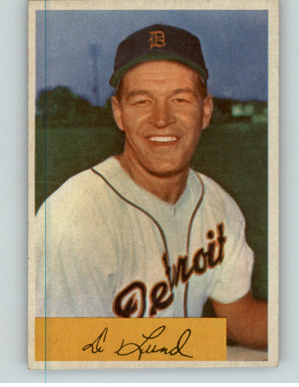 1954 Bowman Baseball #087 Don Lund Tigers NR-MT 383004