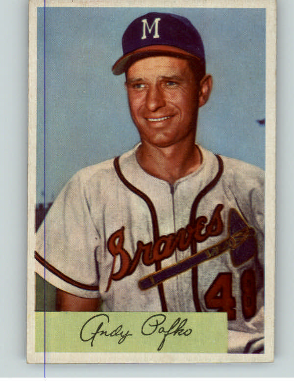 1954 Bowman Baseball #112 Andy Pafko Braves NR-MT 383023