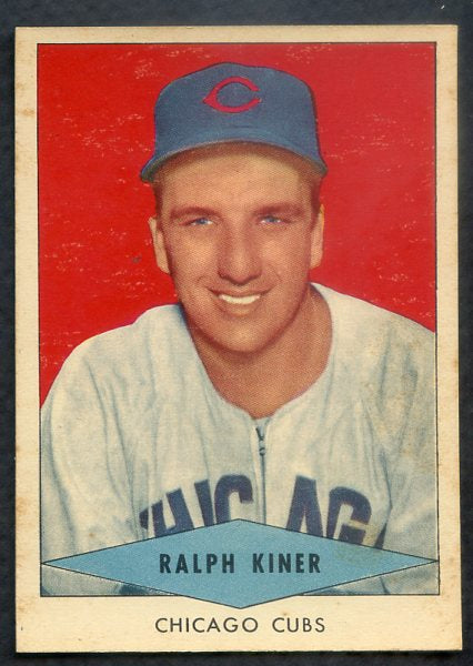 1954 Red Heart Ralph Kiner Cubs EX-MT 383534