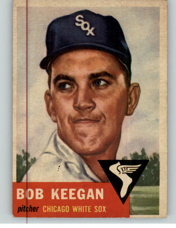 1953 Topps Baseball #196 Bob Keegan White Sox VG-EX 384306