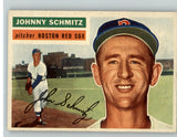 1956 Topps Baseball #298 Johnny Schmitz Red Sox EX-MT 384984