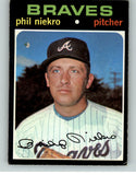 1971 Topps Baseball #030 Phil Niekro Braves EX 386030