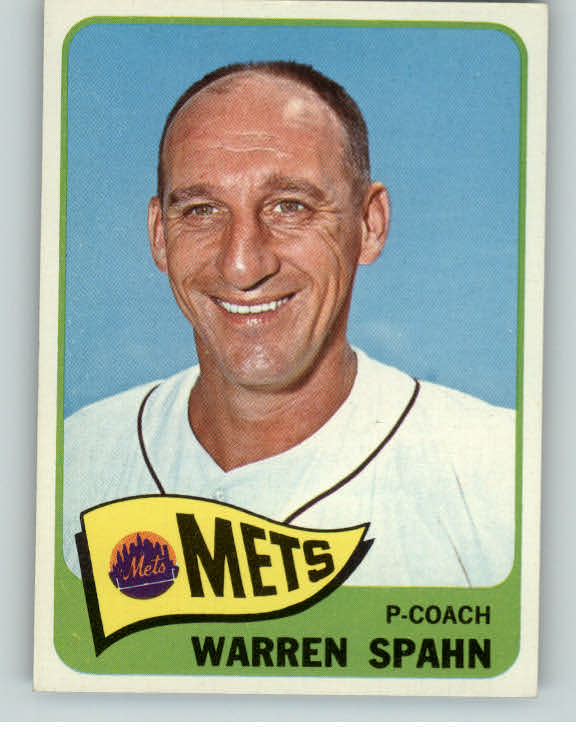 1965 Topps Baseball #205 Warren Spahn Mets NR-MT 386050