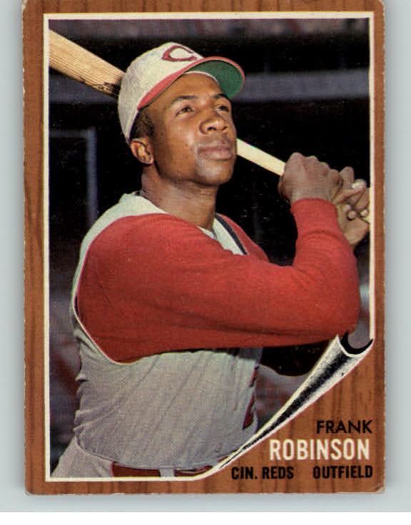 1962 Topps Baseball #350 Frank Robinson Reds EX 386070