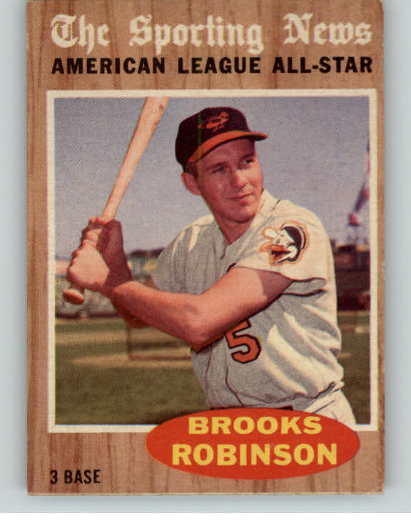 1962 Topps Baseball #468 Brooks Robinson A.S. Orioles EX-MT 386076