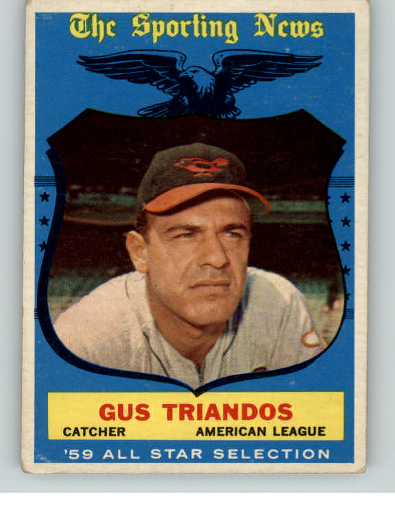 1959 Topps Baseball #568 Gus Triandos A.S. Orioles VG-EX 386733
