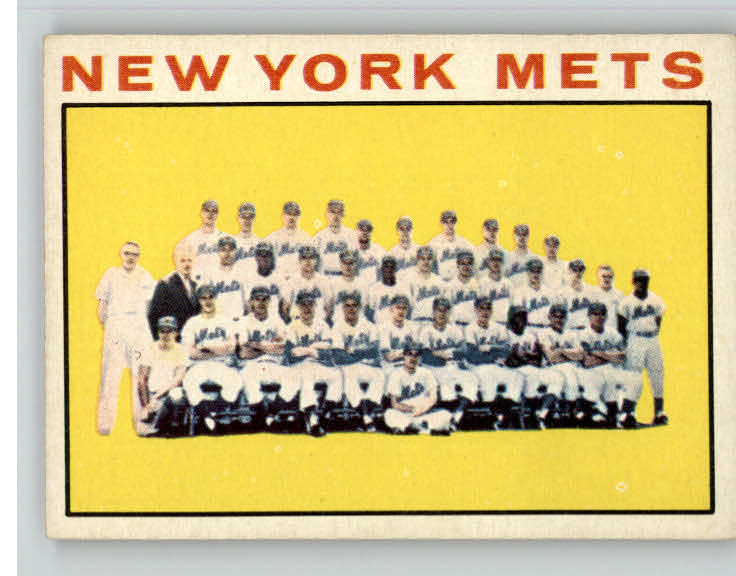 1964 Topps Baseball #027 New York Mets Team EX-MT 386799
