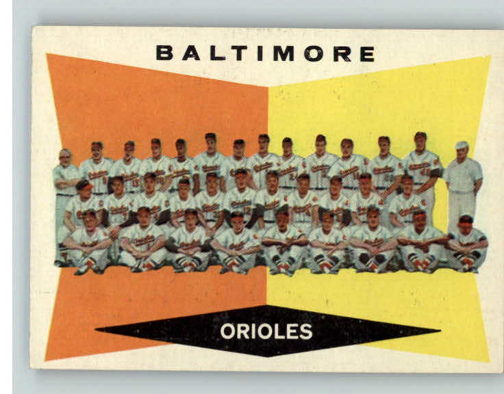 1960 Topps Baseball #494 Baltimore Orioles Team NR-MT 386819