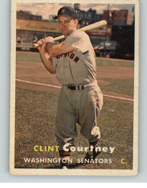 1957 Topps Baseball #051 Clint Courtney Senators EX-MT 386963