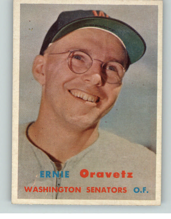 1957 Topps Baseball #179 Ernie Oravetz Senators NR-MT 387026
