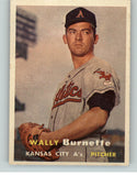 1957 Topps Baseball #013 Wally Burnette A's NR-MT 387080