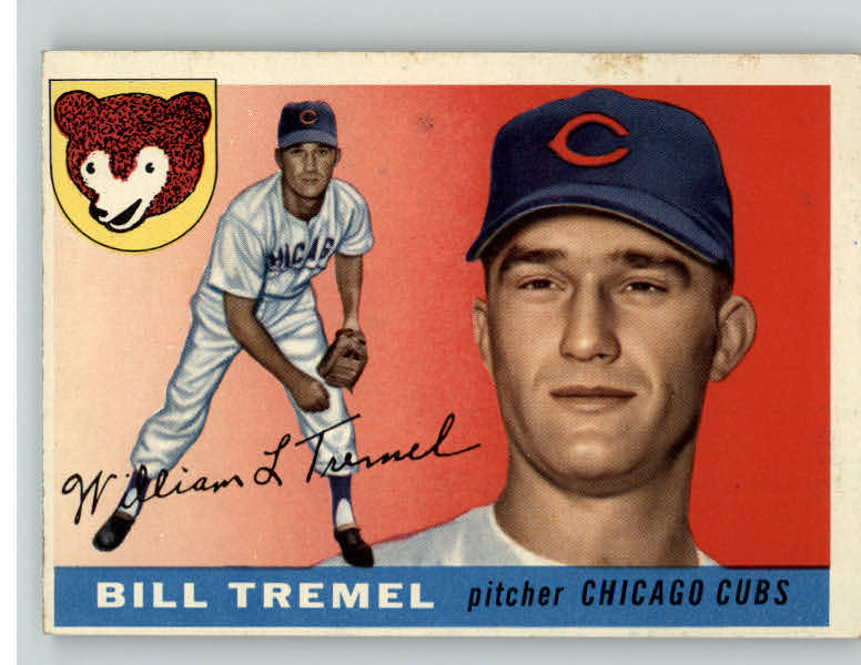 1955 Topps Baseball #052 Bill Tremel Cubs EX-MT 387254