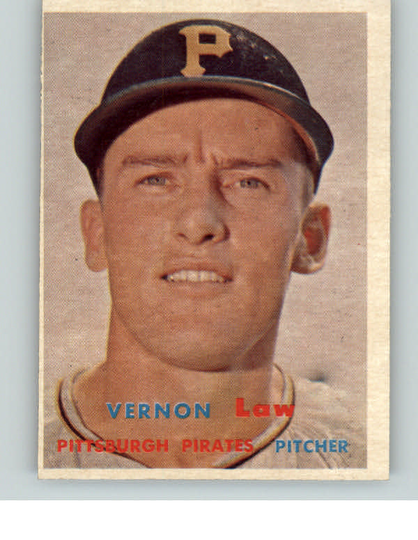 1957 Topps Baseball #199 Vern Law Pirates VG-EX 387311