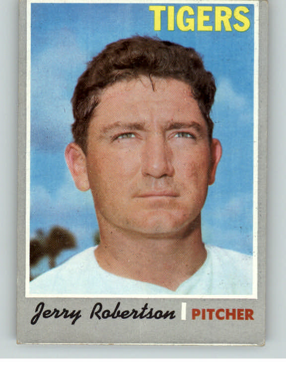 1970 Topps Baseball #661 Jerry Robertson Tigers VG 387418