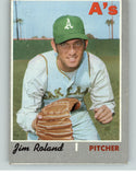 1970 Topps Baseball #719 Jim Roland A's VG-EX 387423