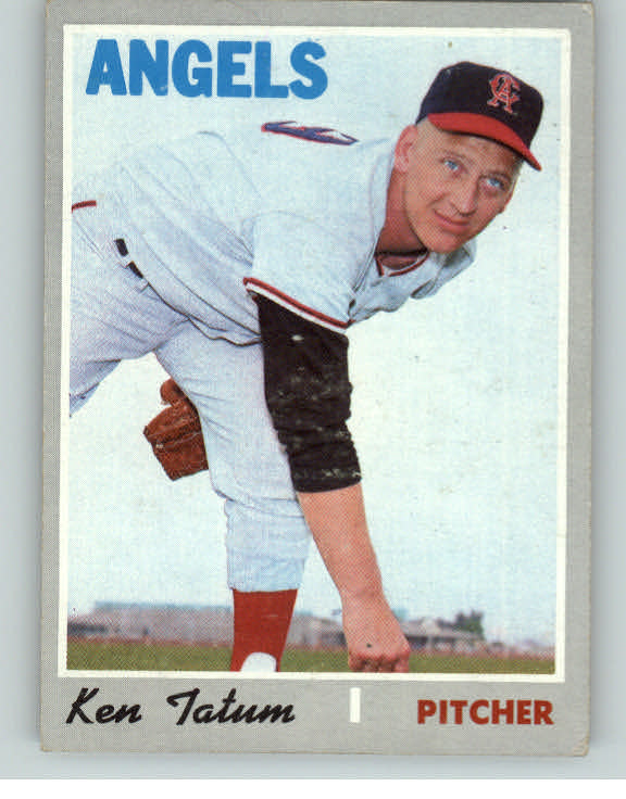 1970 Topps Baseball #658 Ken Tatum Angels EX 387426