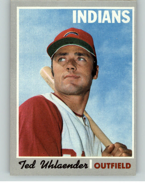 1970 Topps Baseball #673 Ted Uhlaender Indians EX-MT 387441
