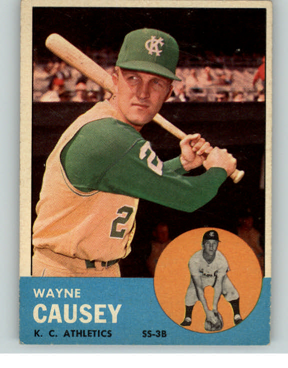 1963 Topps Baseball #539 Wayne Causey A's EX 387484