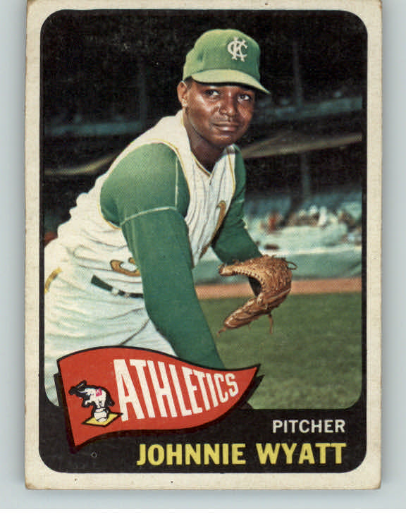 1965 Topps Baseball #590 Johnnie Wyatt A's VG-EX 387515