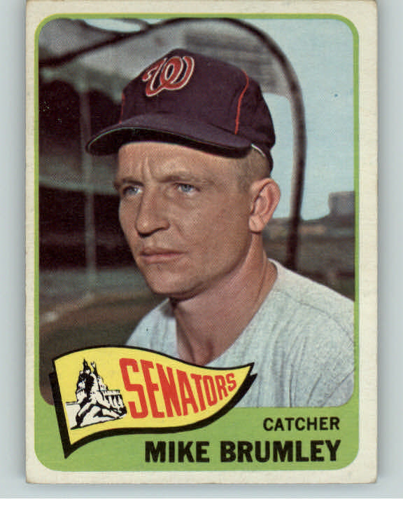 1965 Topps Baseball #523 Mike Brumley Senators EX-MT 387516