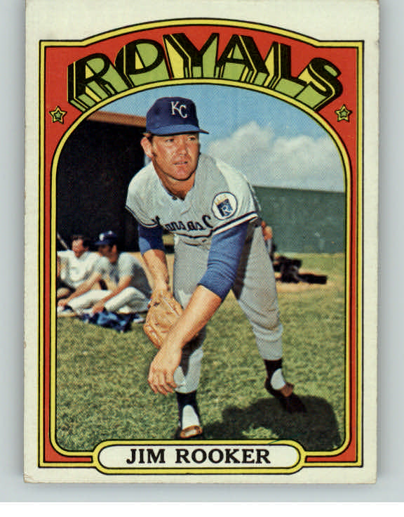 1972 Topps Baseball #742 Jim Rooker Royals EX-MT 387528