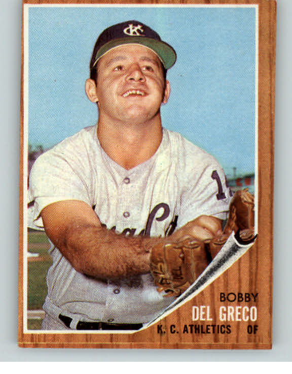 1962 Topps Baseball #548 Bobby Del Greco A's EX 387550
