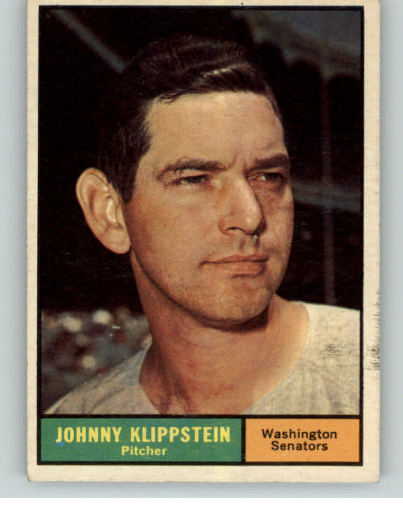 1961 Topps Baseball #539 Johnny Klippstein Senators EX-MT 387596