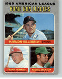 1970 Topps Baseball #066 A.L. Home Run Leaders Jackson VG-EX 387609