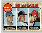 1968 Topps Baseball #008 A.L. ERA Leaders Joe Horlen Gary Peters EX-MT 387793