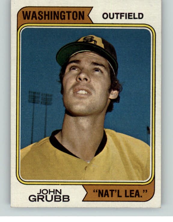 1974 Topps Baseball #032 John Grubb Padres EX-MT Variation 388066