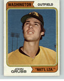 1974 Topps Baseball #032 John Grubb Padres EX-MT Variation 388067