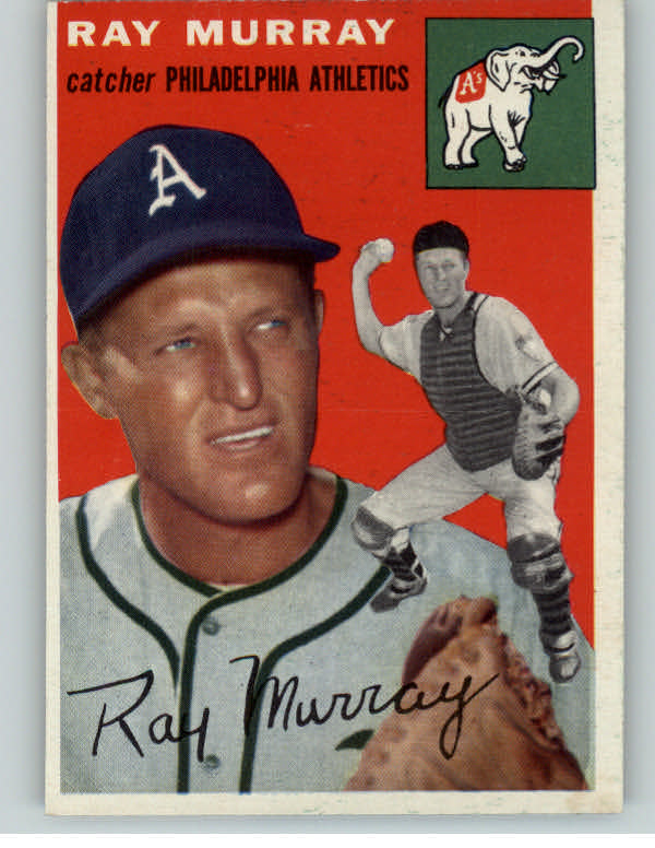 1954 Topps Baseball #049 Ray Murray A's EX-MT 388155