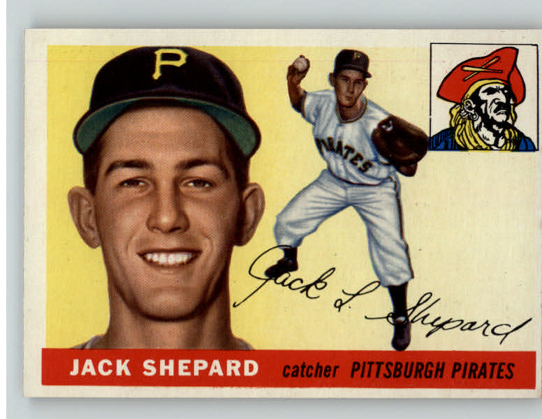 1955 Topps Baseball #073 Jack Shepard Pirates EX-MT 388212