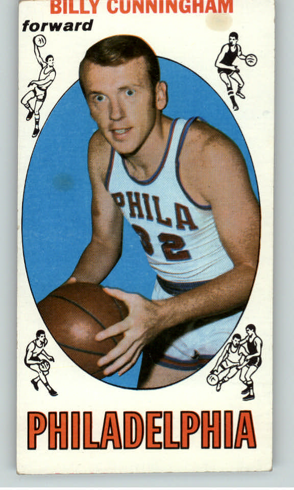 1969 Topps Basketball #040 Billy Cunningham 76ers VG-EX 388393
