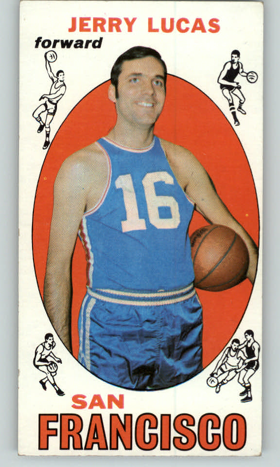 1969 Topps Basketball #045 Jerry Lucas Warriors EX 388432
