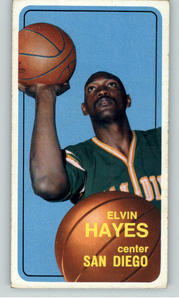 1970 Topps Basketball #070 Elvin Hayes Rockets EX 388582