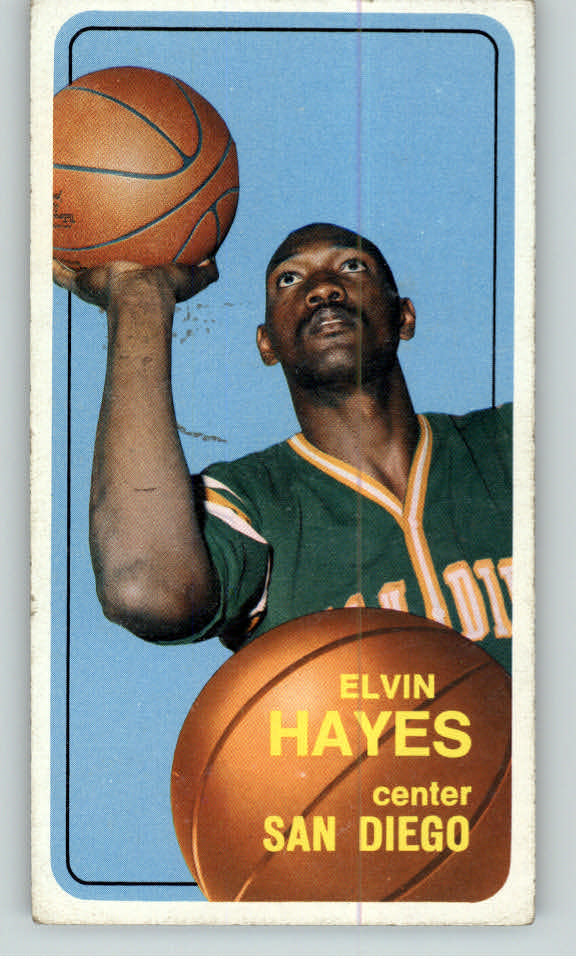 1970 Topps Basketball #070 Elvin Hayes Rockets EX 388717