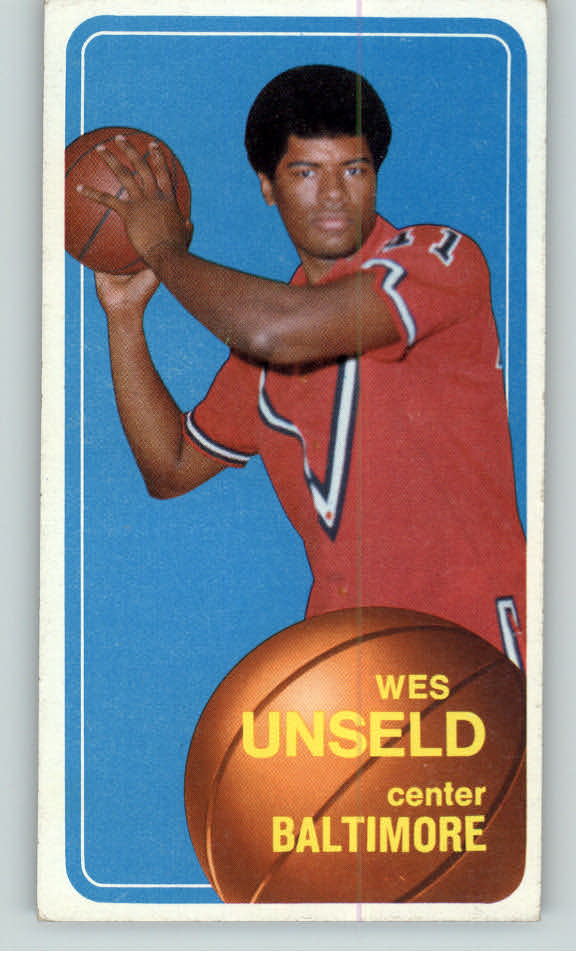 1970 Topps Basketball #072 Wes Unseld Bullets EX-MT 388744