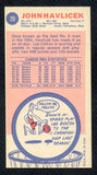 1969 Topps Basketball #020 John Havlicek Celtics EX 388793