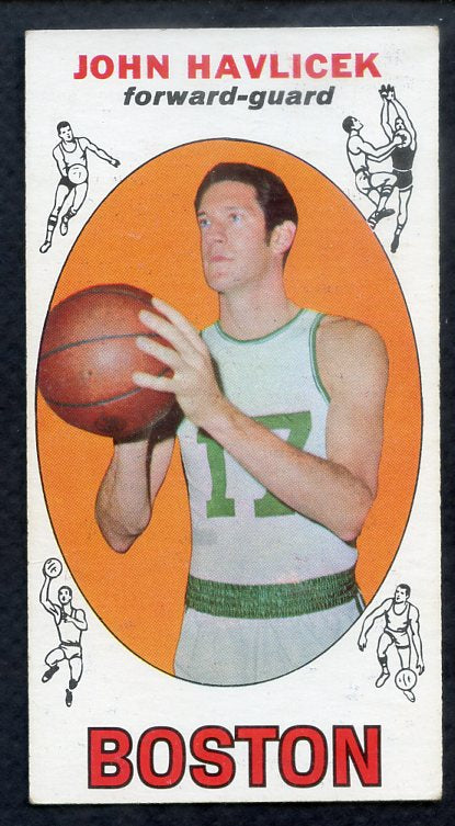 1969 Topps Basketball #020 John Havlicek Celtics EX 388794