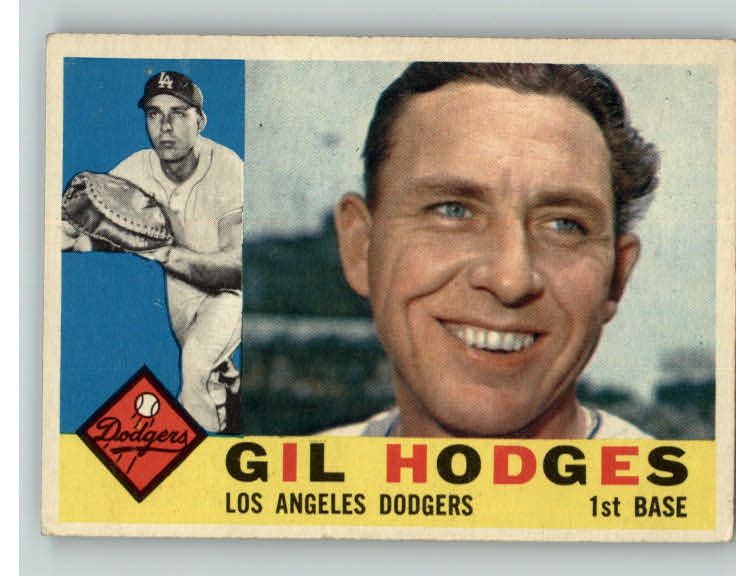 1960 Topps Baseball #295 Gil Hodges Dodgers NR-MT 388945