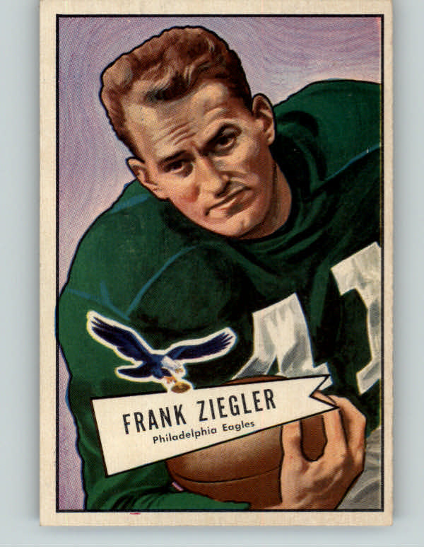 1952 Bowman Large Football #119 Frank Ziegler Eagles EX-MT 389200