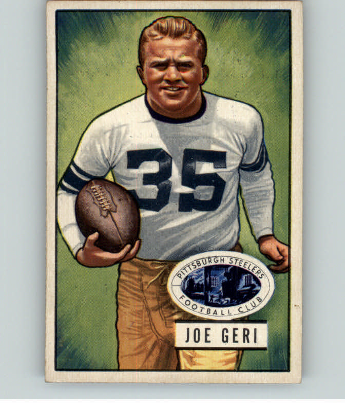 1951 Bowman Football #022 Joe Geri Steelers EX-MT 389204