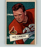 1952 Bowman Small Football #110 Jack Simmons Cardinals NR-MT 389228