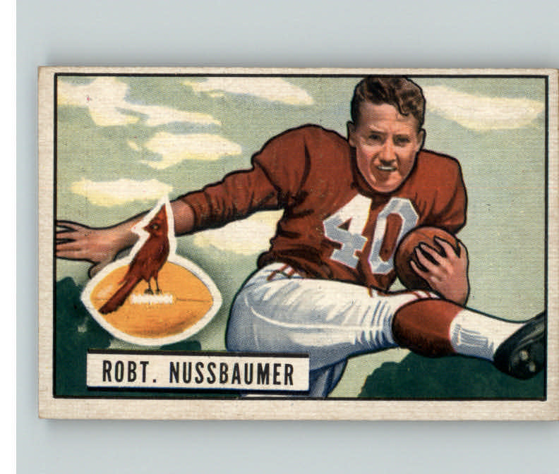 1951 Bowman Football #066 Bobby Nussbaumer Cardinals EX-MT 389244