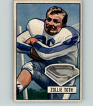1951 Bowman Football #045 Zollie Toth Yanks EX-MT 389246